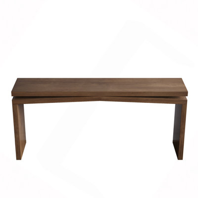65" Solid Wood Veneer Console Table, Long Farmhouse Entryway Sofa Table For Living Room, Hallway, Behind Couch, Apartment
