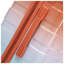Ensemble 3 pièces de valises à roulettes en polycarbonate - 20 ", 24", 28 "valises latérales bleues et rouges