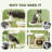 31" Cat Tree Tower With Scratching Posts