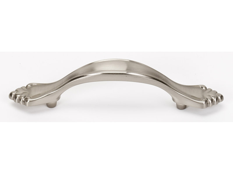 Bella 3" Center to Center Arch Pull, Satin Nickel