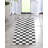 Kehr Geometric Machine Woven Polyester Area Rug in Black-88709650