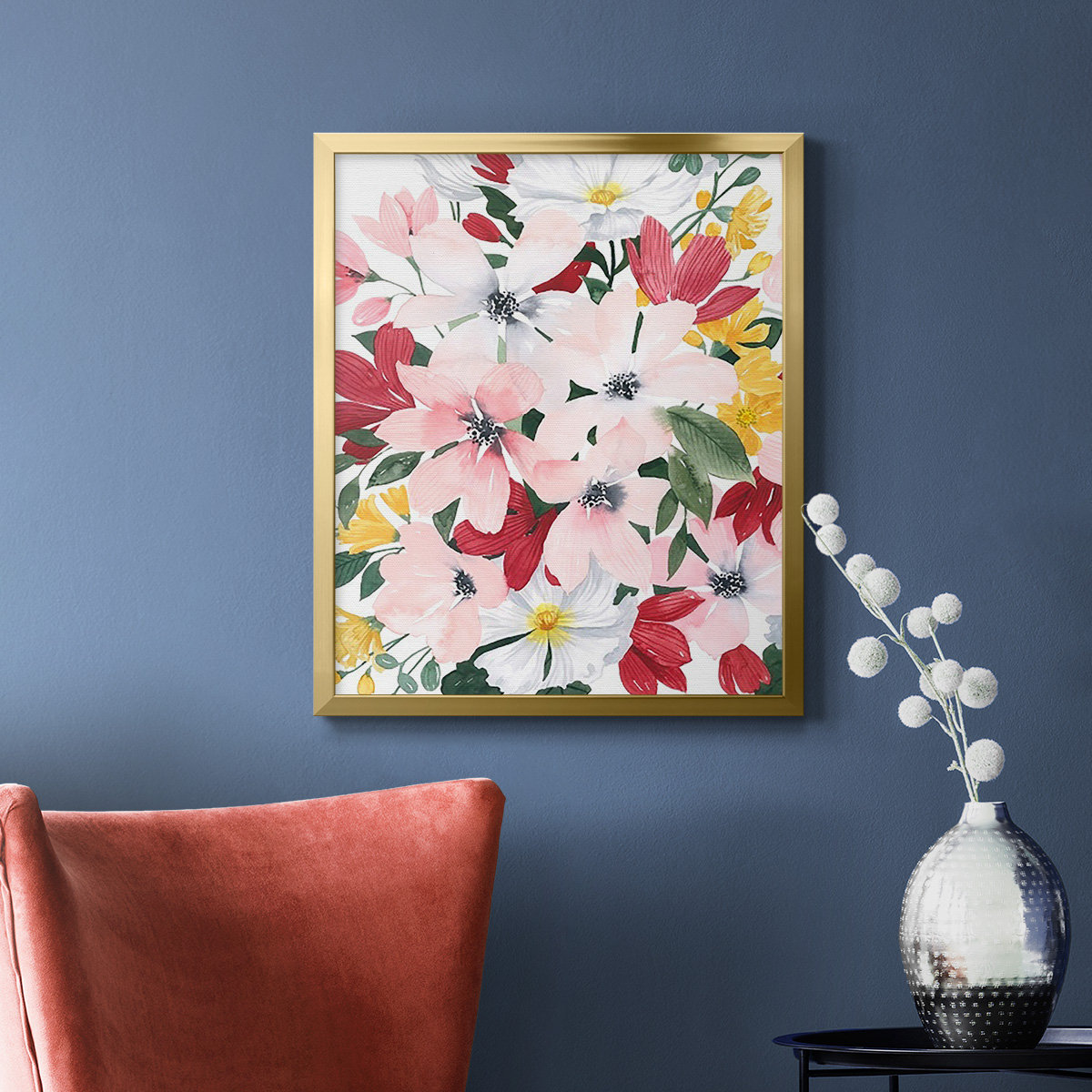 Ebern Designs Spring Bliss I Premium Framed Canvas - Ready to Hang ...