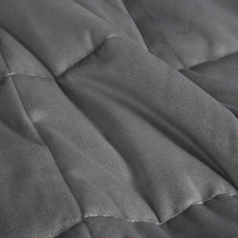 Devpal Throw Blanket, Grey, W200 x L230cm