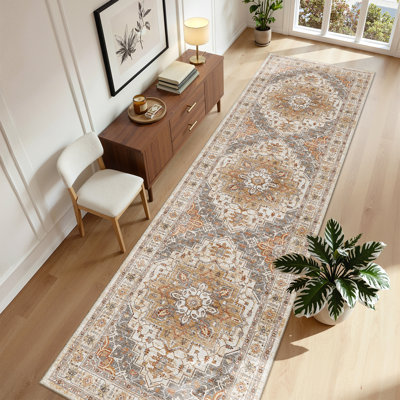 Malila Machine Washable Non-Slip Area Rug 
