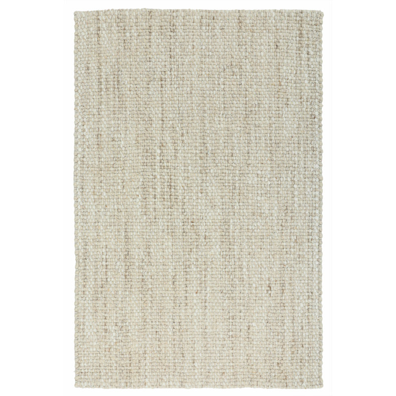 Tapis abstrait Alexee, Rectangulaire 2 pi x 3 pi, Ivoire ivoire