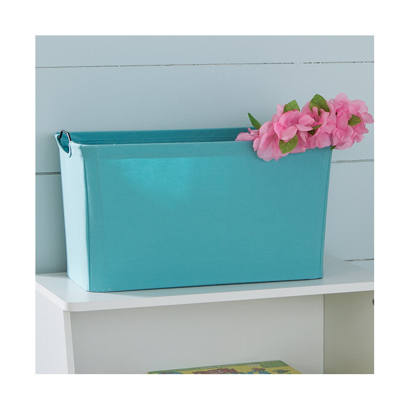 Large bac en tissu, Aigue-marine