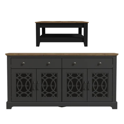 Ensemble de buffet 2 pièces Tottenham Basilico