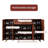Walnut Aluminium alloy Shoe Storage
