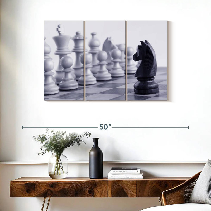 Senne Chess Game Knight, H 24 po x l 38 po