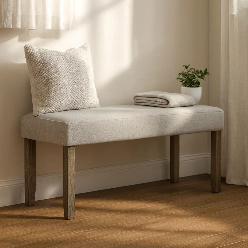 Banc de salle à manger rembourré 1pc