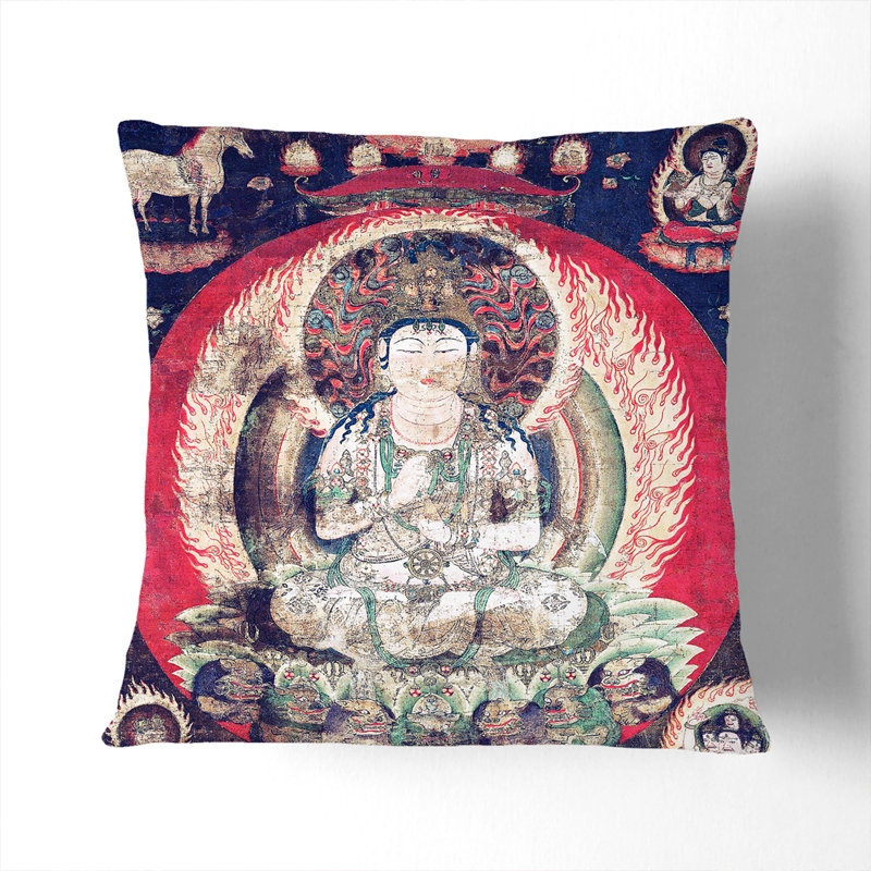 Square Cushion, 55cm H x 55cm W x 20cm D, White