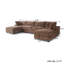 Canapé modulaire à accoudoirs larges avec repose-pieds 6 pièces-106912013