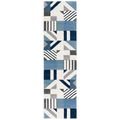 Jeromie Performance Geometric Rug