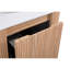 Meuble-lavabo mural de 24 po avec lavabo au design incurvé, finition en bois texturé ondulé, marbre de culture intégré intégré, meuble-lavabo flottant moderne pré-assemblé avec tiroir à fermeture en douceur-1362232652