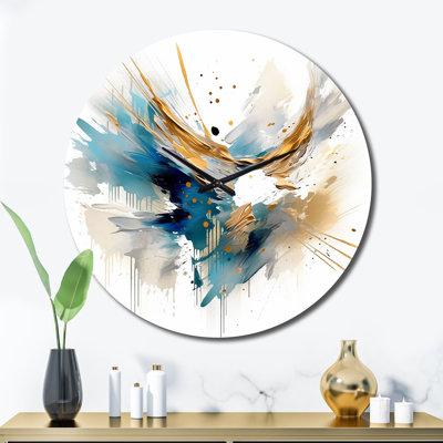 Horloge murale Teal Adn