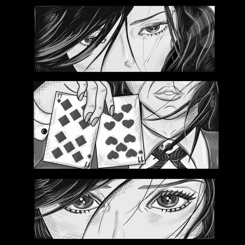 " Comic Concept ", 36" H x 36" W  