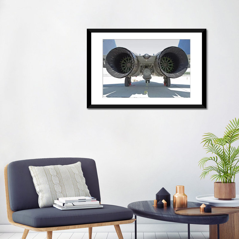View Of The RD-33 Engines On A Serbian Air Force MiG-29 Jet by Anton Balakchiev - Wrapped Canvas Gallery-Wrapped Canvas Giclée