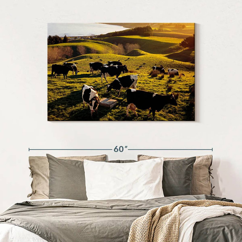 Brampt Hilltop Cows, 32" H x 48" W