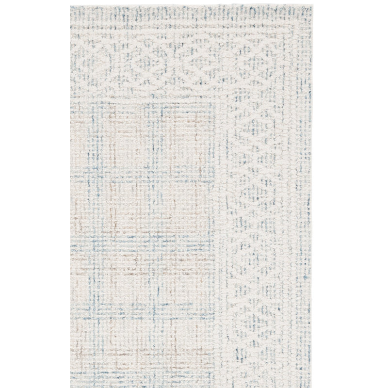 Tapis géométrique en laine touffeté à la main Stratford, Rectangulaire 3 pi x 5 pi