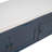 Storage Bench With 3 Shutter-Shaped Doors, Shoe Bench With Removable Cushion And Hidden Storage Space (Antique Navy, OLD SKU: WF284226AAM)-962013831