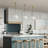 1-Copper white dimmable glass pendant light