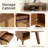Multi-Functional Shoe Storage Cabinet with Rattan Doors and Drawers-1206432248
