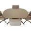 Ensemble de salle à manger extensible à 5 piédestaux 5 pièces-1975485929-1975485935