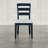 Alper Modern Farmhouse Five Piece Round-to-oval Dining Set With Ladderback Chairs - Navy-1281991155