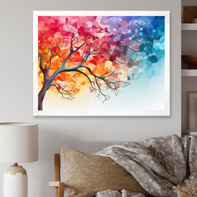 " Colorful Interpretation Of An Oak Tree Magic "