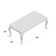 Hausman Extendable Unfinished Solid Wood Base Dining Table