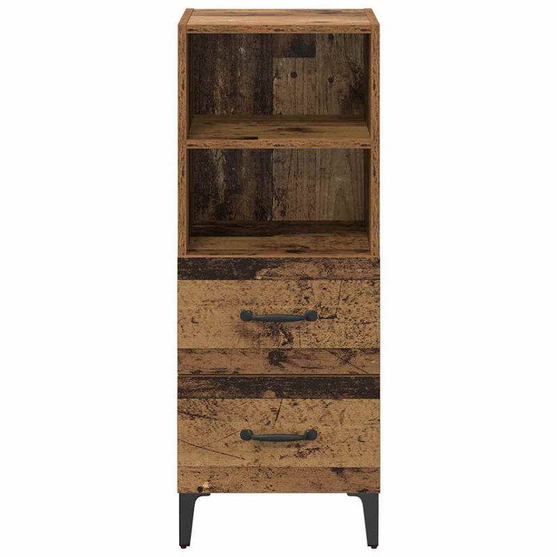 34.5cm Sideboard, Old Wood