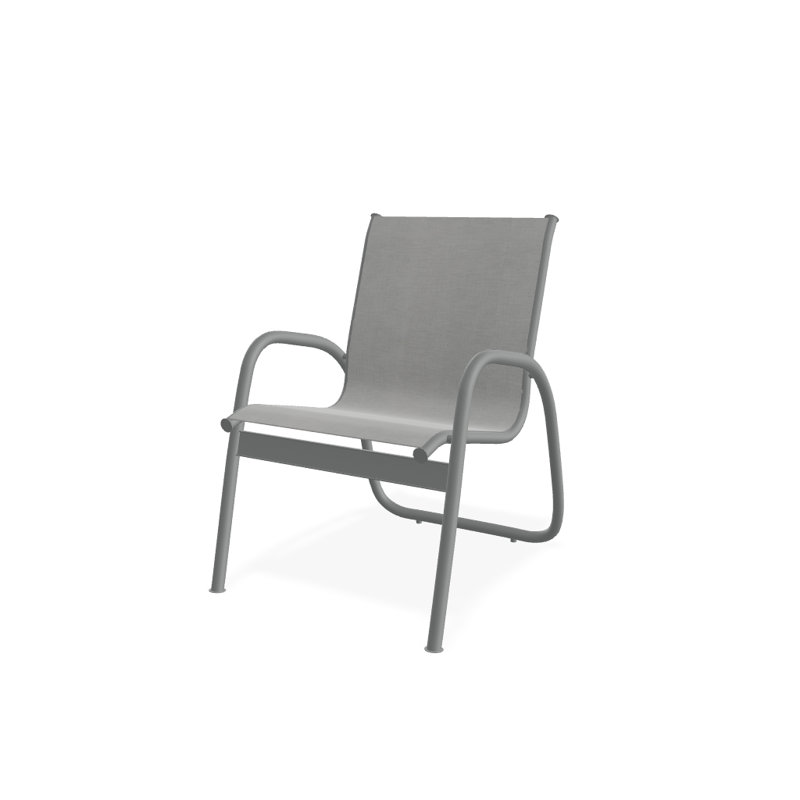 Fauteuil de patio Gardenella, Alliage Sunbrella®, Graphite texturé
