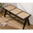 Itasca 42" Farmhouse Rattan Bench Entryway Bench with Footrest, Woven Bench Dining Bench Long Seat for Hallway/Dining Room/Living Room/Foyer-1798157835