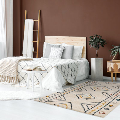 Soft indoor rug with volumized texture