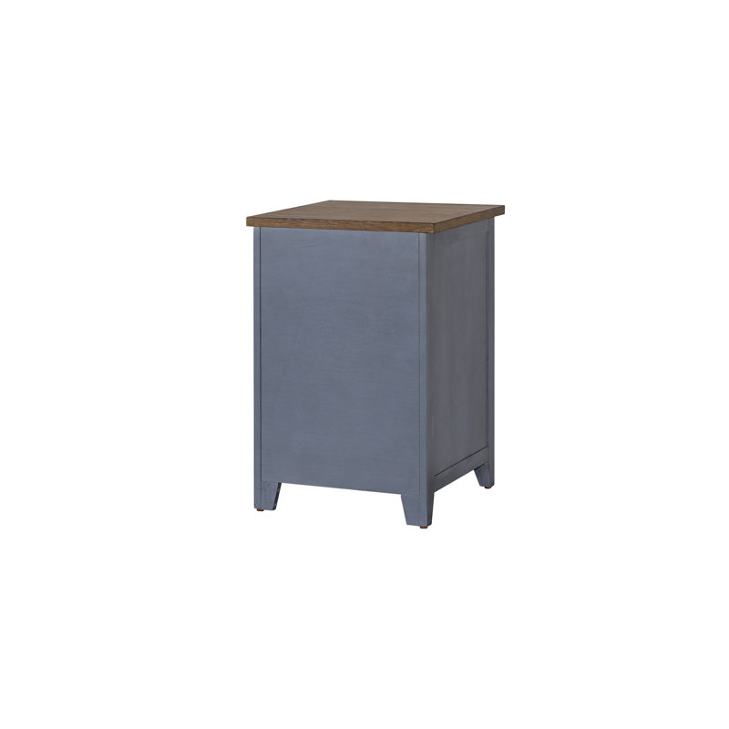 Vivienne 3 - Drawer Vertical File Cabinet, Blue