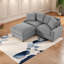 Space-saving Sectionals With Storage, Polyester Modular Sofa For Modern Living Room
