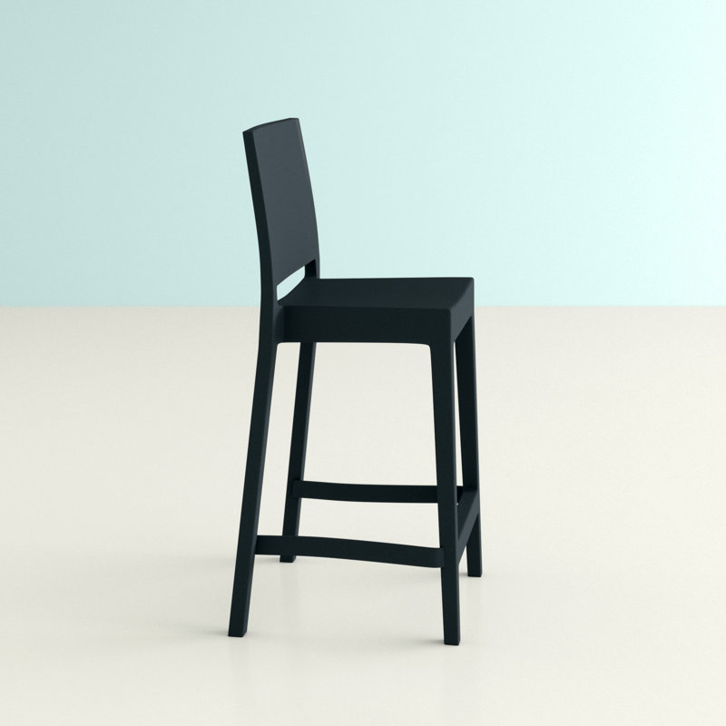 Tabouret de bar Adrienne, Vert olive, 29.5"