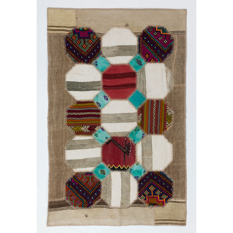 Tapis patchwork 4 pi x 6 pi Anatolian