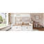 Lit plateforme simple double avec tablettes et tiroirs de rangement, lit plateforme avec lattes de soutien, conception enfantine et maisonnette-1832814182
