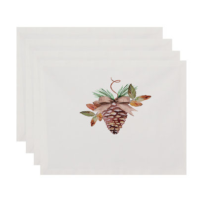 Kordell Polyester Abstract Rectangle Placemat