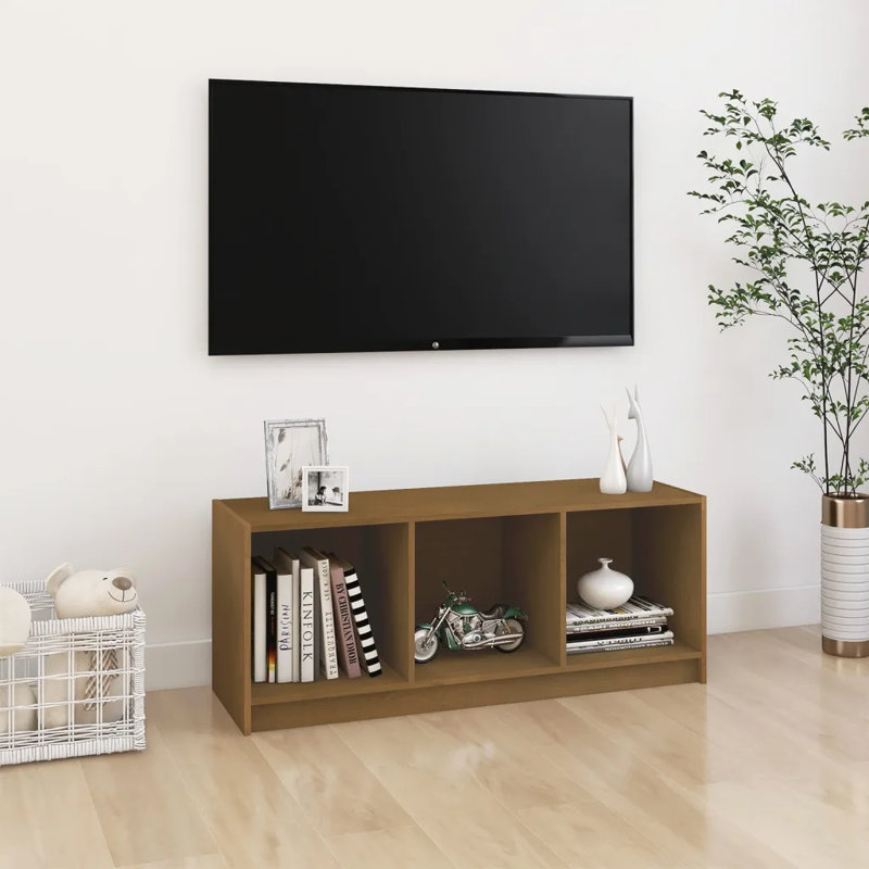 Georganne Unfinished TV Stand, Dark Brown