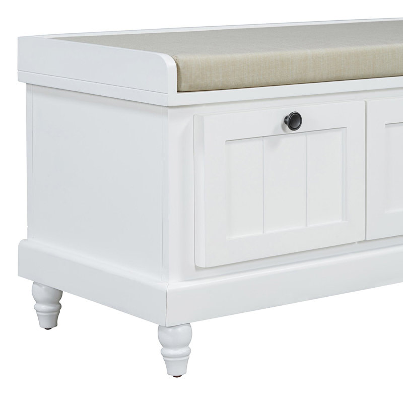 Arulappu Storage Bench, White