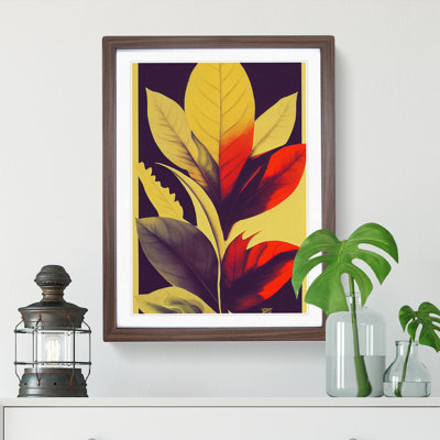A Fancy Leaves - Framed Print