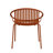 Patio Dining Chairs Stackable Chairs With Breathable Design Modern Simple Art Style (Set Of 2),Metal Legs+Plastic Backrest-1688017161