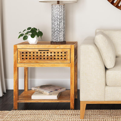 Table de bout avec rangement Pentak
