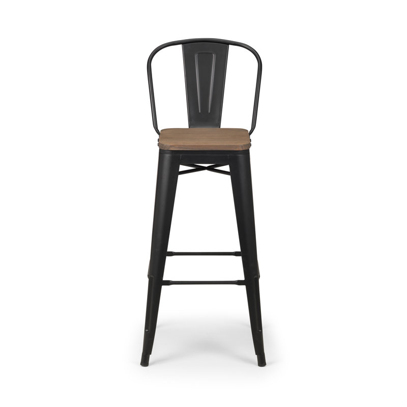 Ohlone Counter Stool with Metal Frame