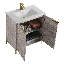 Ensemble de meuble-lavabo simple 30 po Deaunte-1746515766