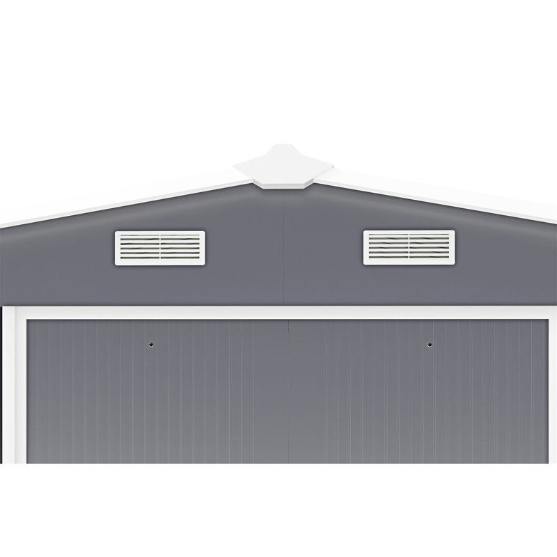 Remise de rangement extérieure, Gris foncé