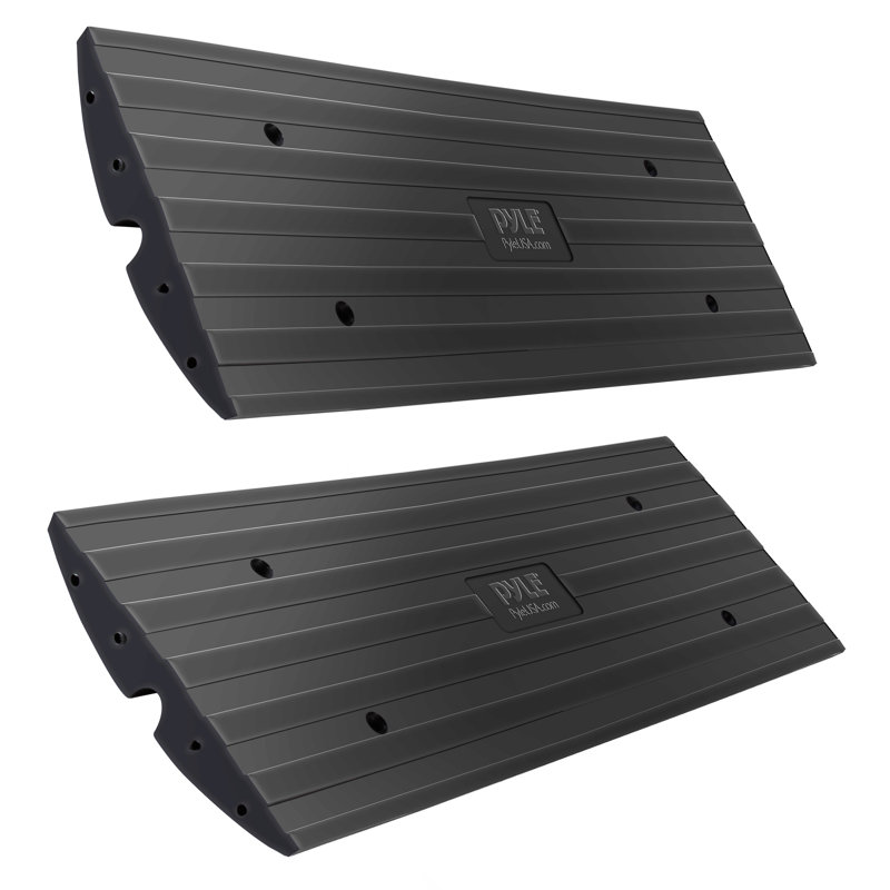 Pyle Rubber 48.23'' L Threshold Ramp