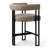 24" Upholstered Tweed Solid Back Counter Stool-1987020180